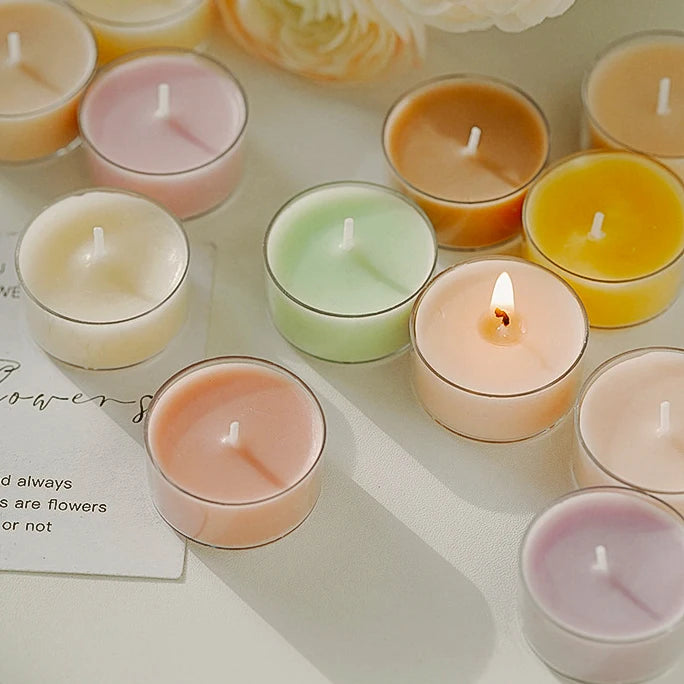Mini Round Tea Light Candles Party Decoration Gifts Birthday Scented Candles for Girl