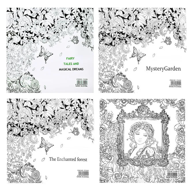 Popular Secret Garden Coloring Book for Adults and Magic Coloring Book