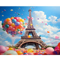 Custom Colorful Diamond Dot Painting 5D Wall Art Canvas Handpainted Animal Home Decorations with Customized Logo Landscape Theme