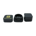 Factory Price 3g 5g 7g 9g Sample Glass Cosmetic Jar square Wax Concentrate Jars with Child Proof Lid