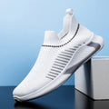 Fly Knitted Sport Shoes Breathable slip on Mens Shoes for Leisure Sneakers Casual Shoes
