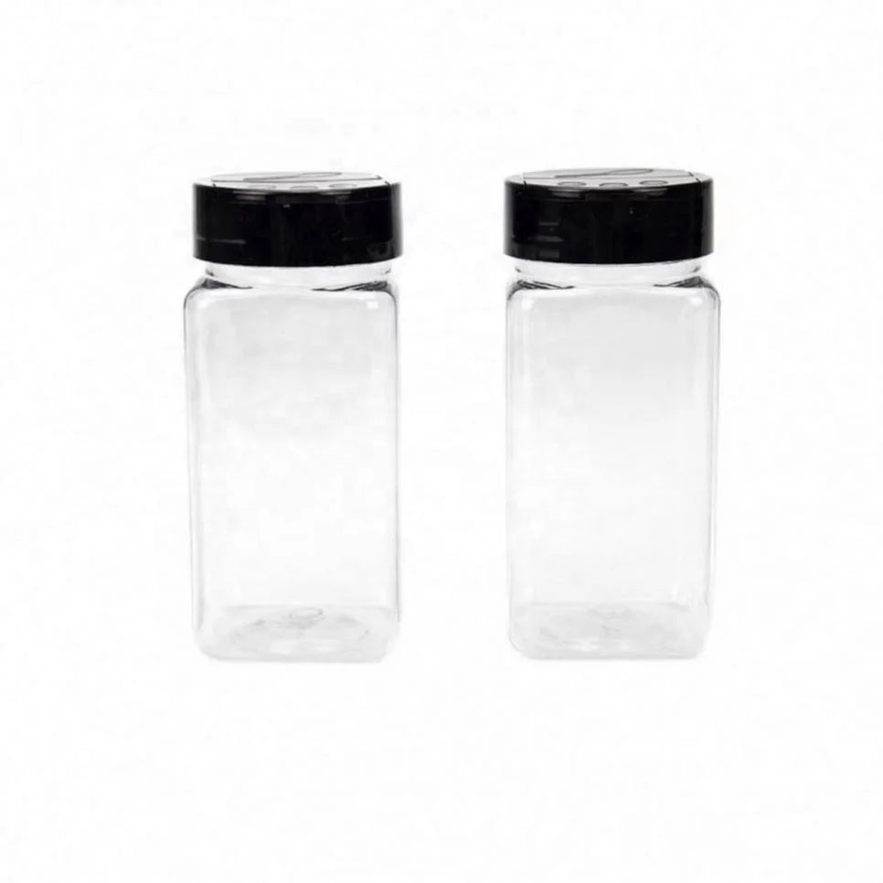 9Oz Spice Mill Plastic Mini Manual Grinder Seasoning Bottle Salt and Pepper Empty Bottle Spice Jar