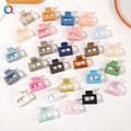 QIYUE Small Size square Hair Claw Woman Girl Hair Accessories