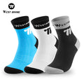 WEST BIKING Road Bike Sports Socks Cycling Running Men Women Breathable Moisture Wicking High Elasticity Cycling Socks