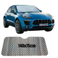 Factory Price 140x75CM Car Sunshade Cover Foldable Windshield Laser Film Visor Cover Front Rear Block Window Sunshade