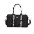 Printed Nylon Girls Women Travel Gym Luggage Storage Tote Shoulder Bag Weekend Duffel Bags