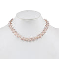 Zhuji Sample Design 4-5mm Natural Purple White Potato Freshwater Pearl Necklace for Sale
