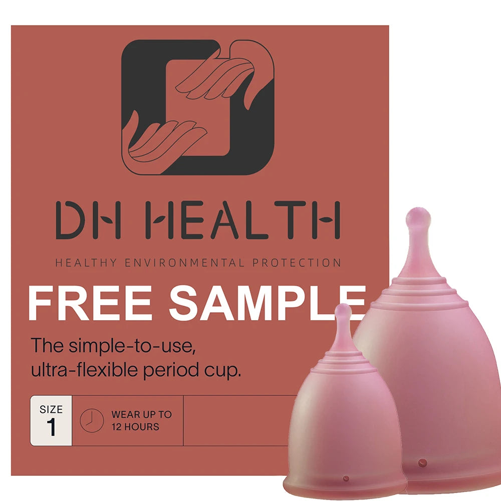 DH New Stock Arrival Adjustable Leak-Proof Design Menstrual Cup Silicone