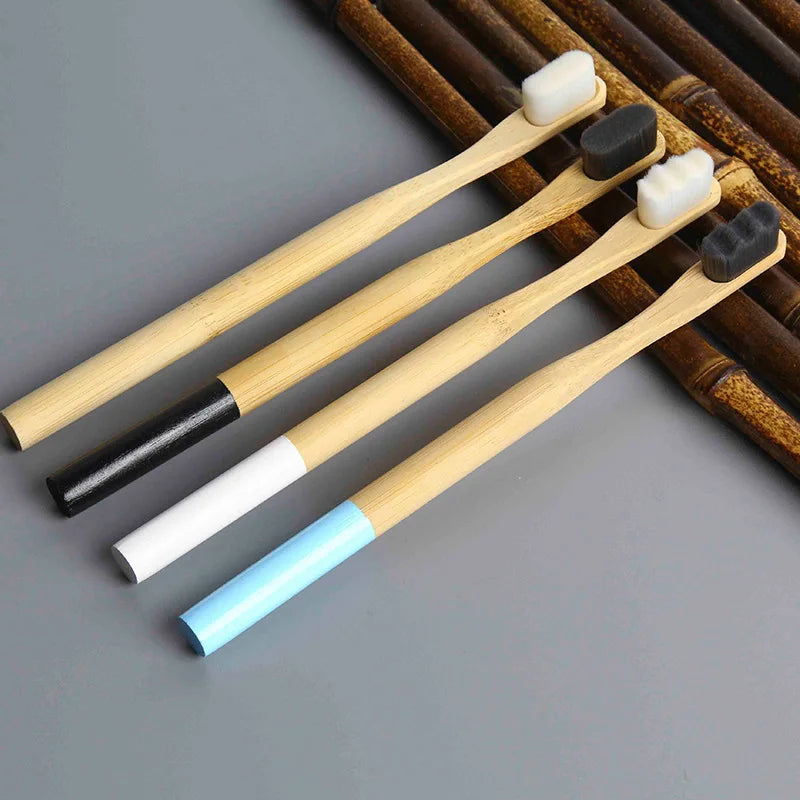Customize Logo Eco Friendly for Toothbrush with 10000 Soft Nylon Bristles for Adults & Kids-Home Hotel & Travel Use