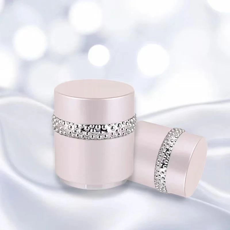 Luxury 50g PP Plastic Empty Cosmetics Jars with Lid for Skin Care Serum Face Cream Mask Lotion False Eyelashes