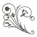 Wrought Iron Decorative element Forged Iron Parts for Wrought Iron Window Railing or Fence Decoration Ornament