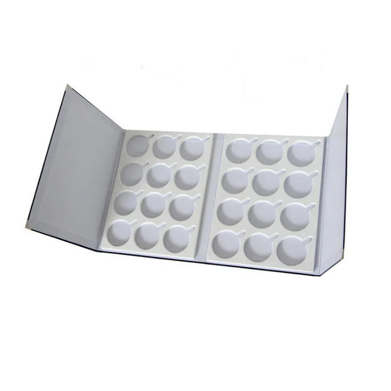 Wholesale 24 Slots Optical Lens Display Tray Sun Glass Black Storage Box Eyeglass Display Book Container
