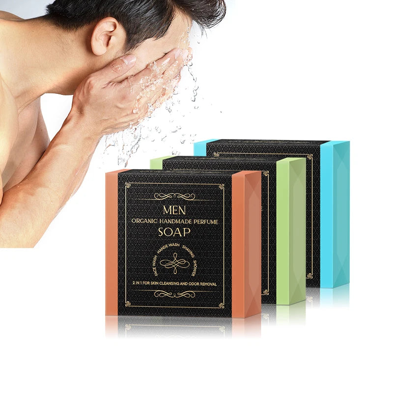 Private Label Cleansing Skin Moisturizing Nourish Soap bar Cleanser 3 bar Variety Pack Men Soaps Shaving Soap