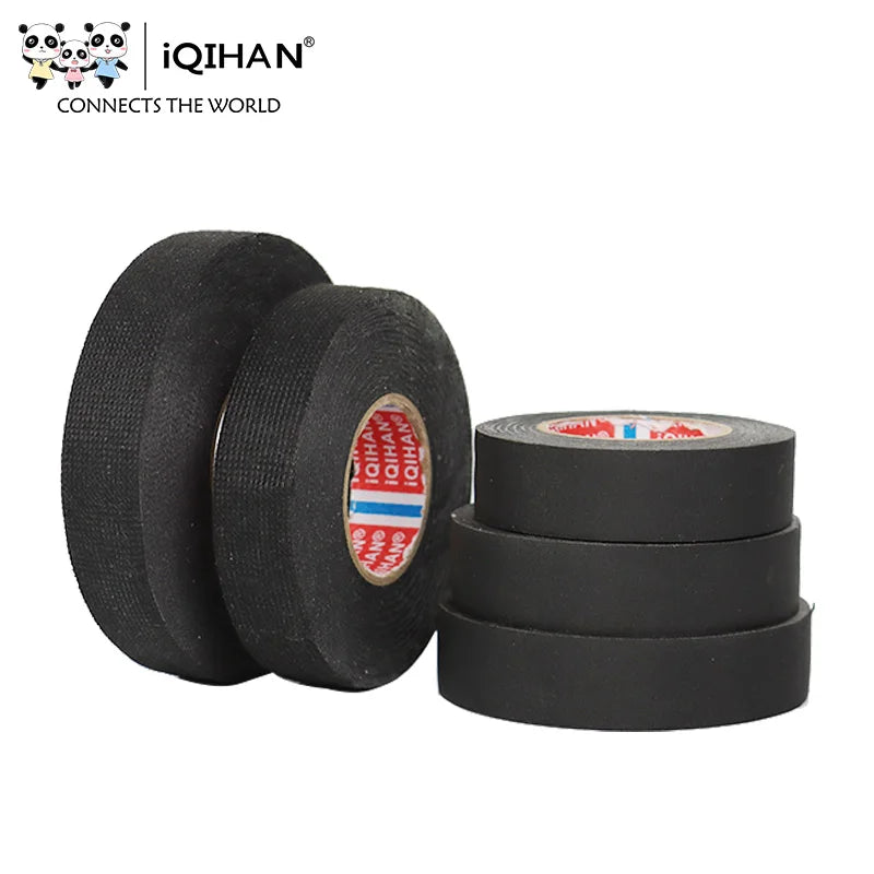 Adhesive Fabric Fireproof Polyester Flannel Wire Harness Tape Dustproof Automobile Wire Harness Adhesive Tape