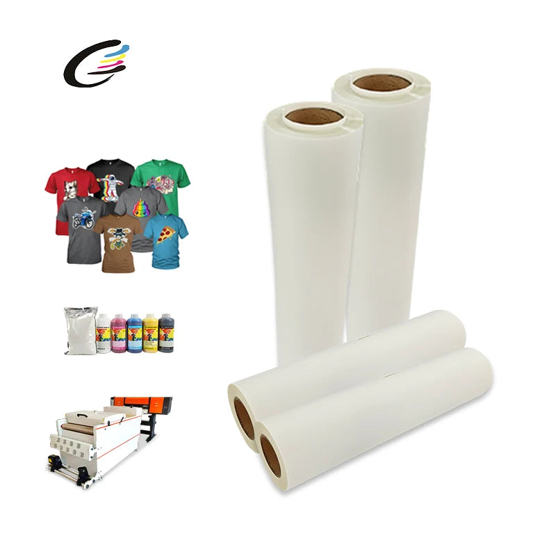 Fcolor DTF Pro Roll 75 Micron Hot/cold Peel Matte/gloss Silicone Coated PET Release Film for DTG Sublimation Star Dtf Printer