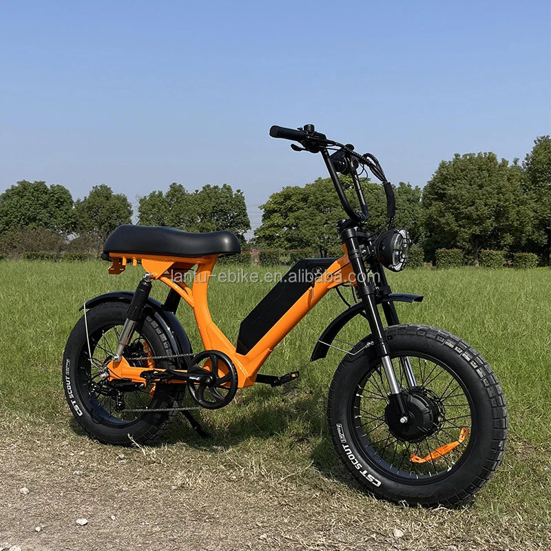 20 Inch 500w Bafang Dual Motor Fat Tire Electric Bikes