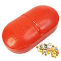 Cheap Price Hot Sell 6 Compartments Pill Box Weekly Daily Plastic Pill Organizer Portable 6 Cases Pill Box Plastic Storage Box
