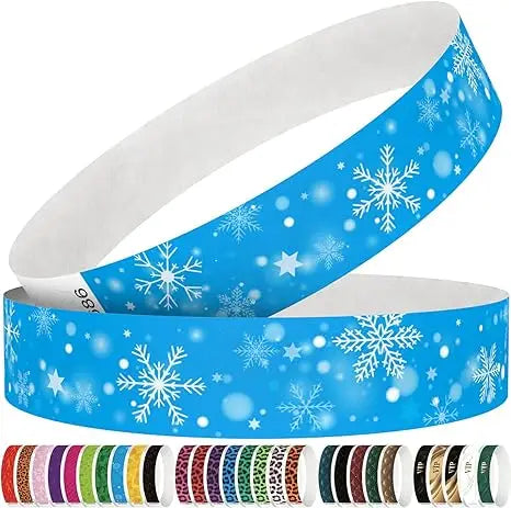 DDJOY Custom QR Code Waterproof Events Paper Wristband. Disposable Tyvek Wrist Band for Festival