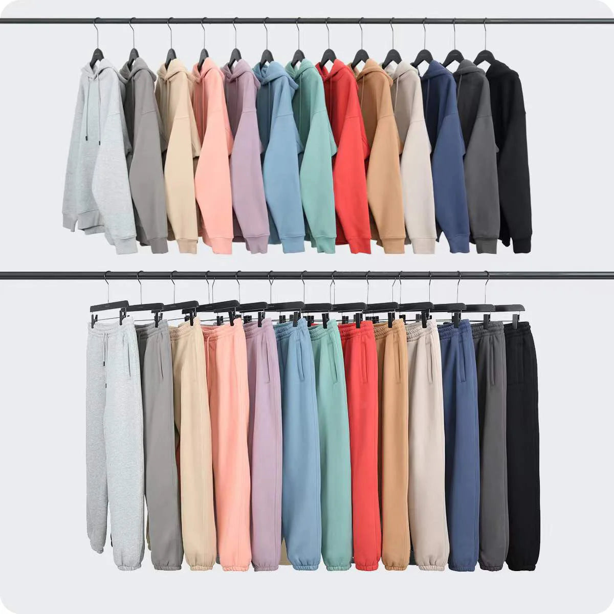 Sx02 Fleece Vendors Essential Cheap Wholesale Private Label logo Custom Jogger Pullover Men Oversized Sweatpants and Hoodie Set