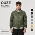 S-6XL Plus Size Overcoat Bomber Jacket Green Varsity Jackets Custom logo Waterproof Baseball Jacket for Men Clothing MegaBDM