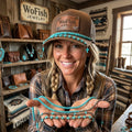 New Designs Boho Western Styles Turquoise Stone Butterfly Cross Heart Navajo Pearl Beads Turquer Hat Jewelry Findings Components