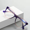 Twooo 2036 Reading Anti Blue Glasses Cat Eye Women Glasses Frame 2022