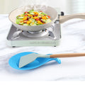 Wholesale Customized Silicone Kitchen Utensil Rest Ladle Spoon Holder for Stove Top