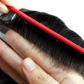 Human Indian Hair Prosthesis Real HD Full Swiss Lace Hair Replacement Toupee Hair for Men Natural Looking Bleached Knotted.