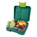 Rectangular Microwave Bento Box Kawaii Kids Tritan Leak-proof Plastic BPA Free Dishwasher Safe 4 Compartments for Toddler