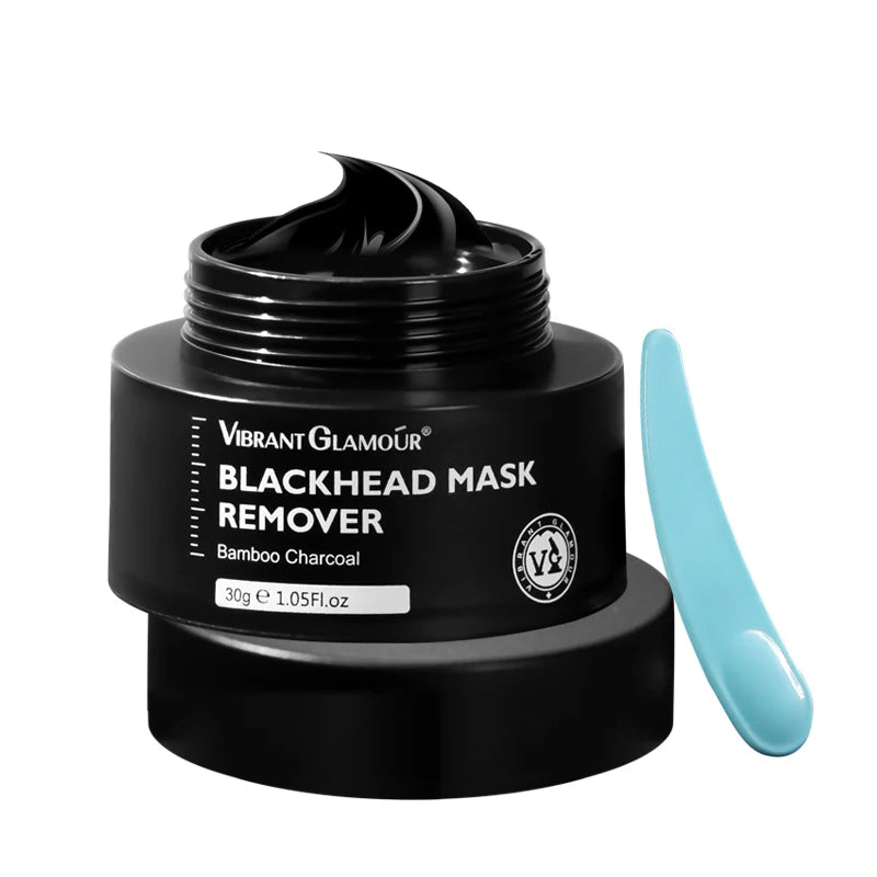 VIBRANT GLAMOUR New Bamboo Charcoal Blackhead Remover Nose Mask Peeling Mask Deep Cleansing Shrink Pore Moisturizing Skin Care B