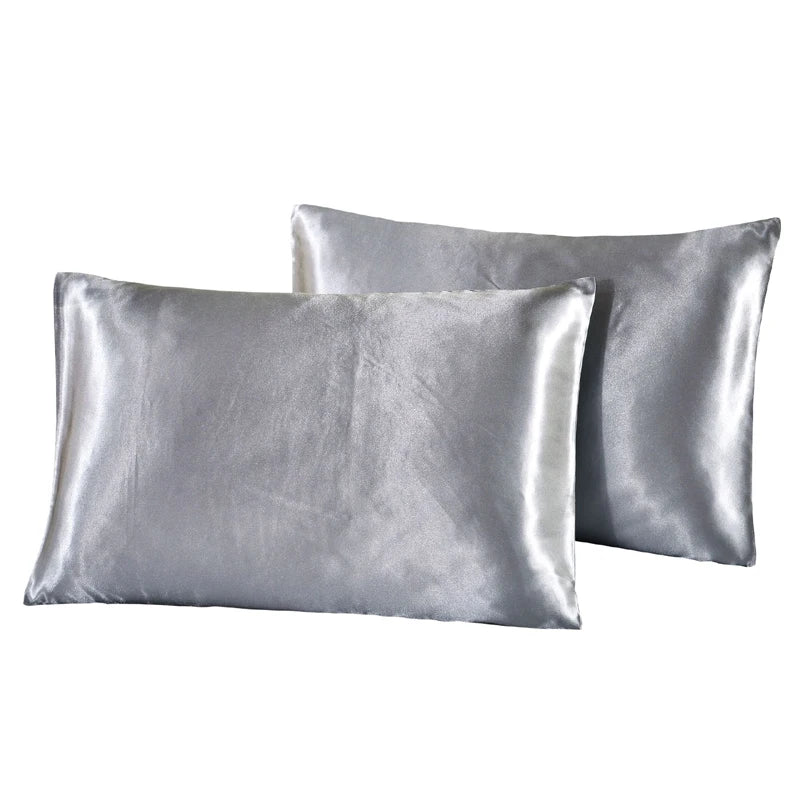 Soft Silky Satin Pillow Case Envelope Closure Satin Pillowcase for Hair and Skin