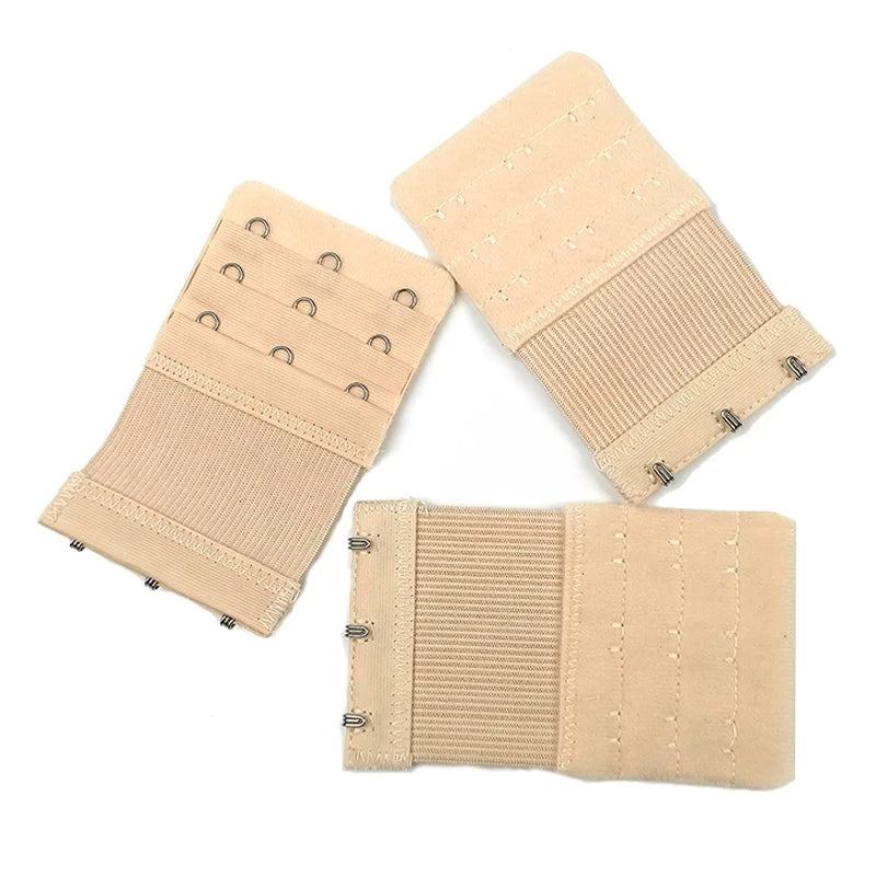 Custom Design pink Elastic Bra Hook and Eye Tape Fasteners Bra Extender