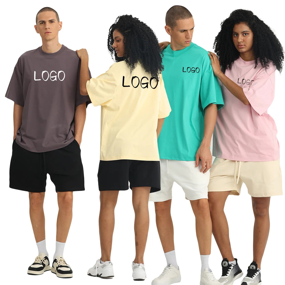 DOVEARK- UT001  220G Customized  Short Sleeve Screen Print Unisex T-shirts Quick-Dry Sports Loose and Comfortable Men's T-shirts