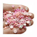 Star Snowflake Diamond Rhinestone Flower Polymer Clay Slices Sprinkles for DIY Filler Charms Fluffy Slimes Kid
