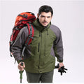 Men's Winter Windproof Waterproof Ski Jacket With Zipper New Outdoor Hoodie Breathable Warm Printed Techniques for Adults