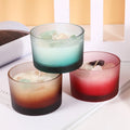 Private Label Scented Candle Custom Gemstone Healing Crystal Scented Candles Aromatherapy Soy Candles