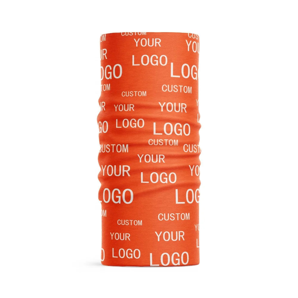 Custom Sublimation Multi-use Seamless Magic Bandana Outdoor Fishing Neck Gaiter Headwear Bandanas