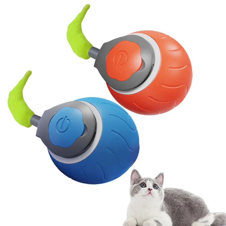 Fashionable Electric Smart Cat Ball Automatic Bouncing Plastic Dog Toy Interactive Pet Training Game Toy