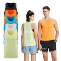 Men's High Elastic Breathable Sleeveless Fitness Running Vest Custom Logo Sporty Cotton Spandex Plus Size Bodybuilding