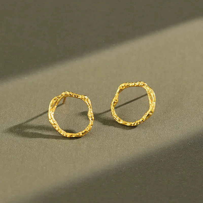 Silver Cz Stud Earring in 925 Silver