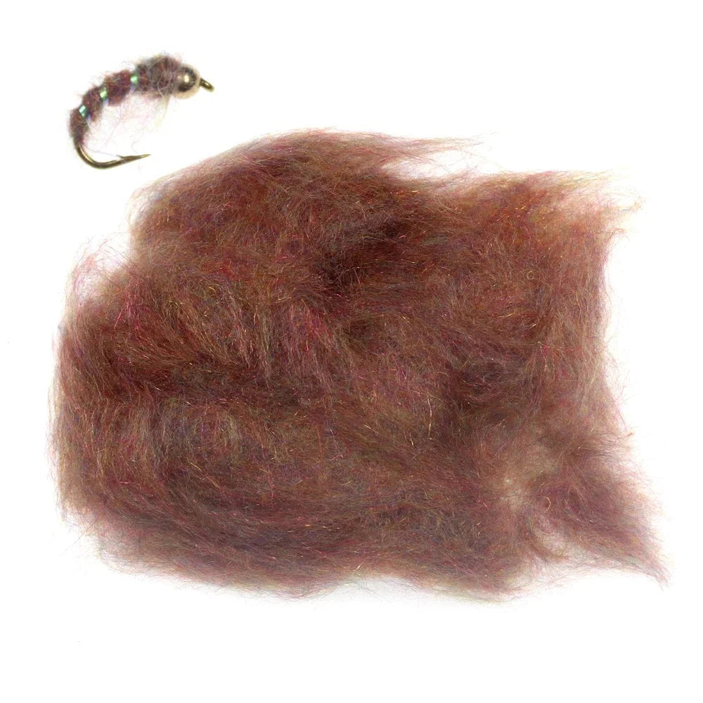 Ultra Fine Scud Dub Flash Wing Fiber Thorax Dubbing Nymph Fly Tying Material Rainbow Dubbing Fiber