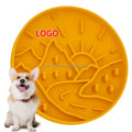 Customized Dog Bowl Great Outdoors Design Enrichment Feeding Food Grade Pet Silicone Slow Feeder Bowl MegaBDM
