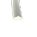 Modern Design Clear Acrylic Waterproof Shower Door with Half-Round and D Type Transparent Seal Bottom Strip-Made of Plastic