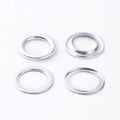 Custom Size 4.2mm-50mm Nickel-Free Eco-Friendly Flat Round Metal Aluminum Eyelets with Custom Logo & Color