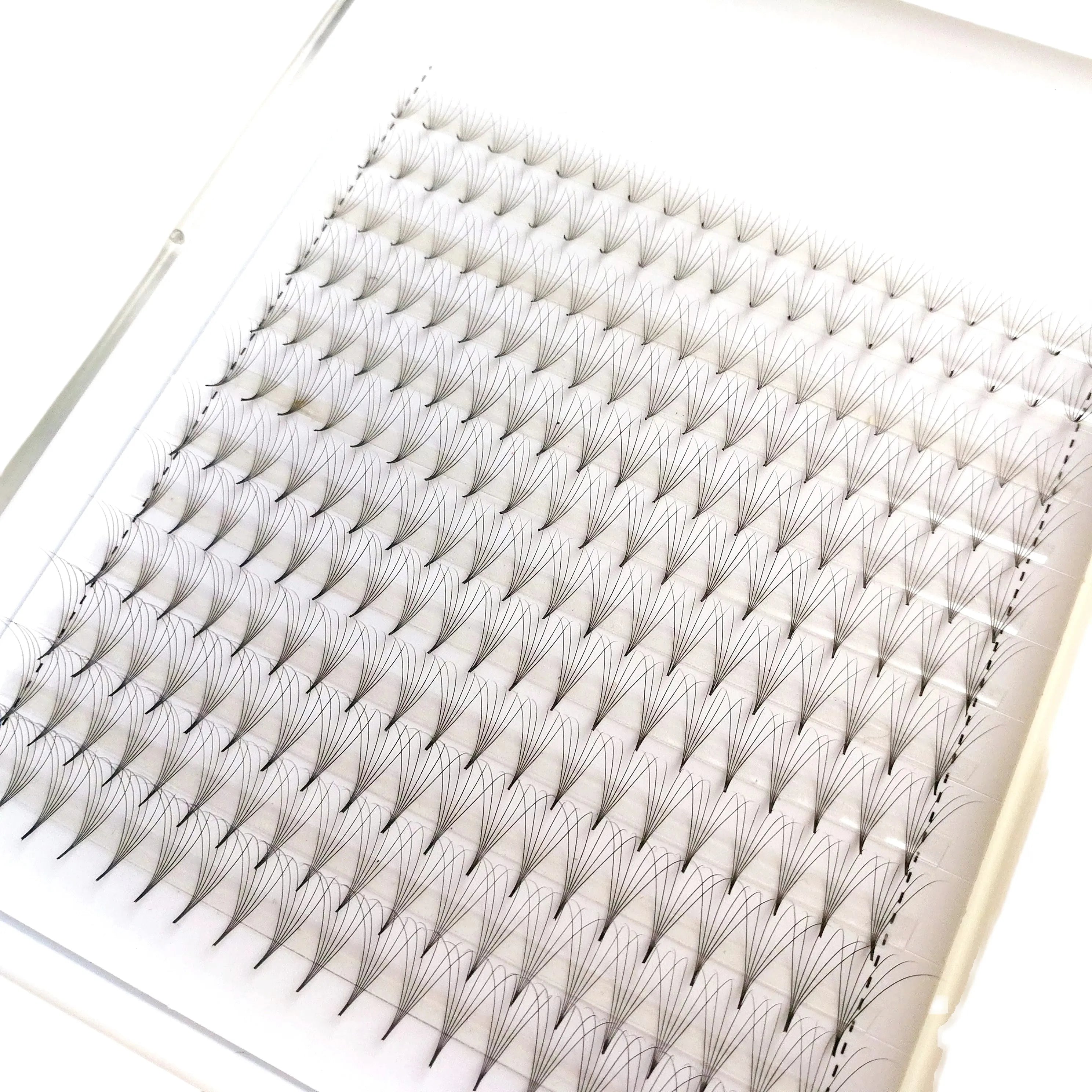 240 Fans Heat Bonded Pre Made Fans 0.07 0.05 Premade Volume Fans Eyelash Extensions