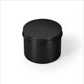 150g Black Metal Salves Aluminium Tin Can Black Aluminum Jar
