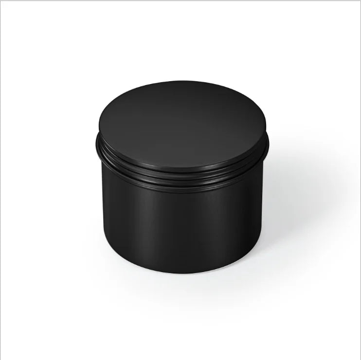 150g Black Metal Salves Aluminium Tin Can Black Aluminum Jar