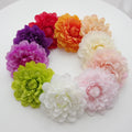 Nice Color 11cm Silk Dahlia Flower Head Wedding Decoration Backdrop DIY Artificial Flowers