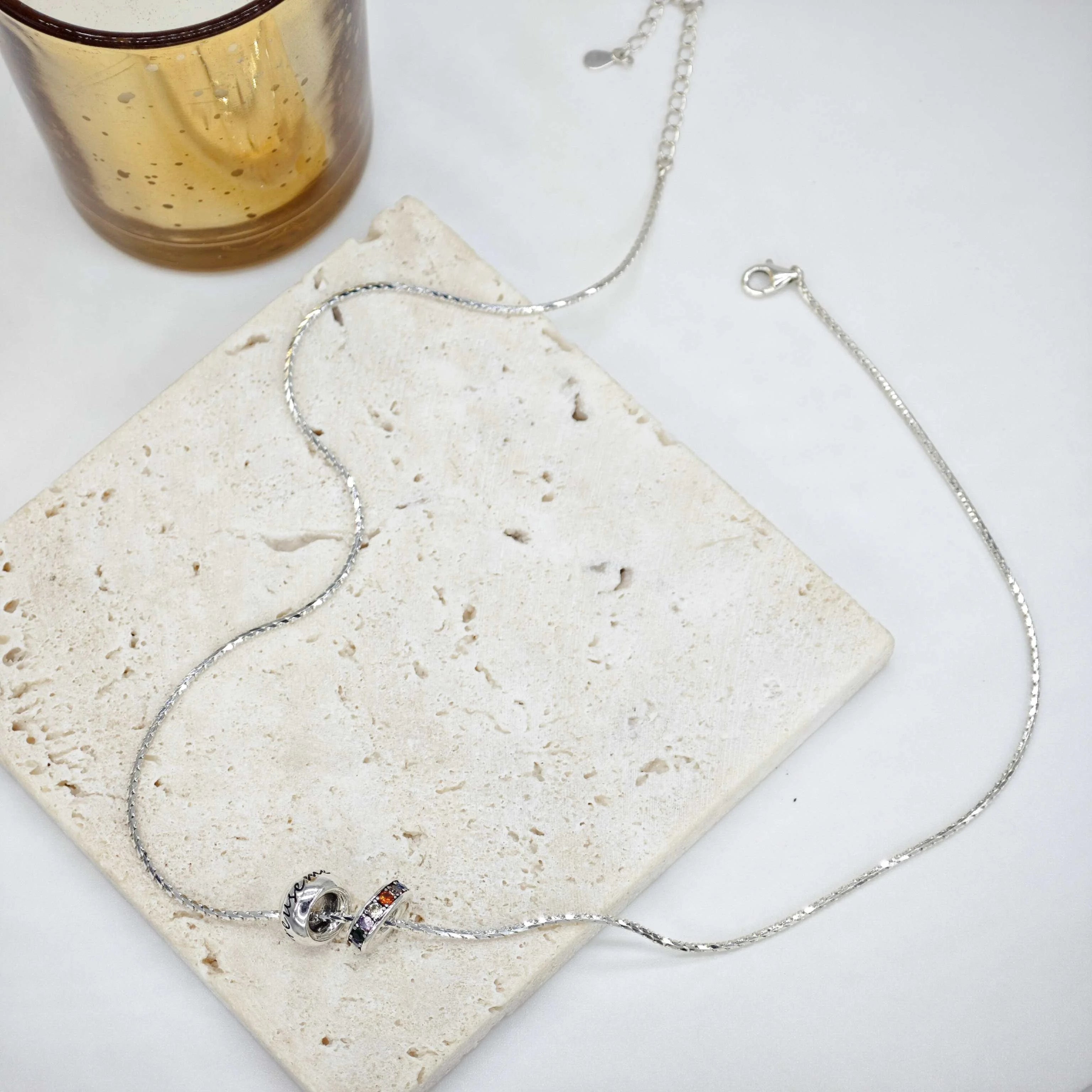 Vintage Temperament Design Two Layer Pendant Charm Necklace Women 925 Sterling Silver Zircon Link Chain Wedding Engagement Gift