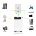 EU Low-voltage Floor Standing Solar Power Storage Battery 15kWh LiFePO4 Battery for Hybrid Off-grid Solar Energy System